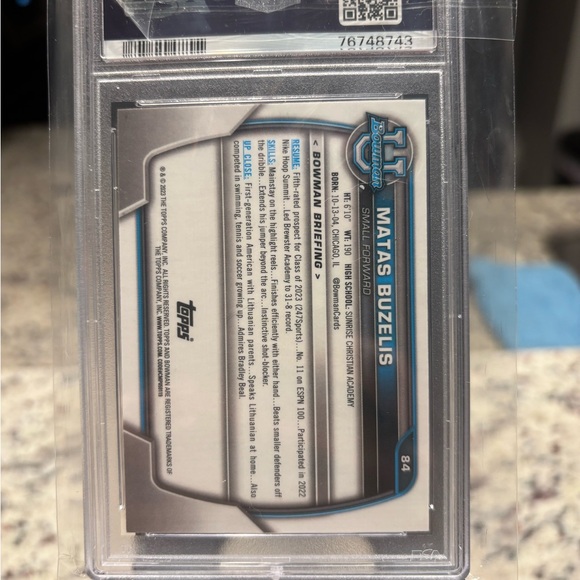 Topps Purple Shimmer Refractor Trading Card - Picture 4 of 4